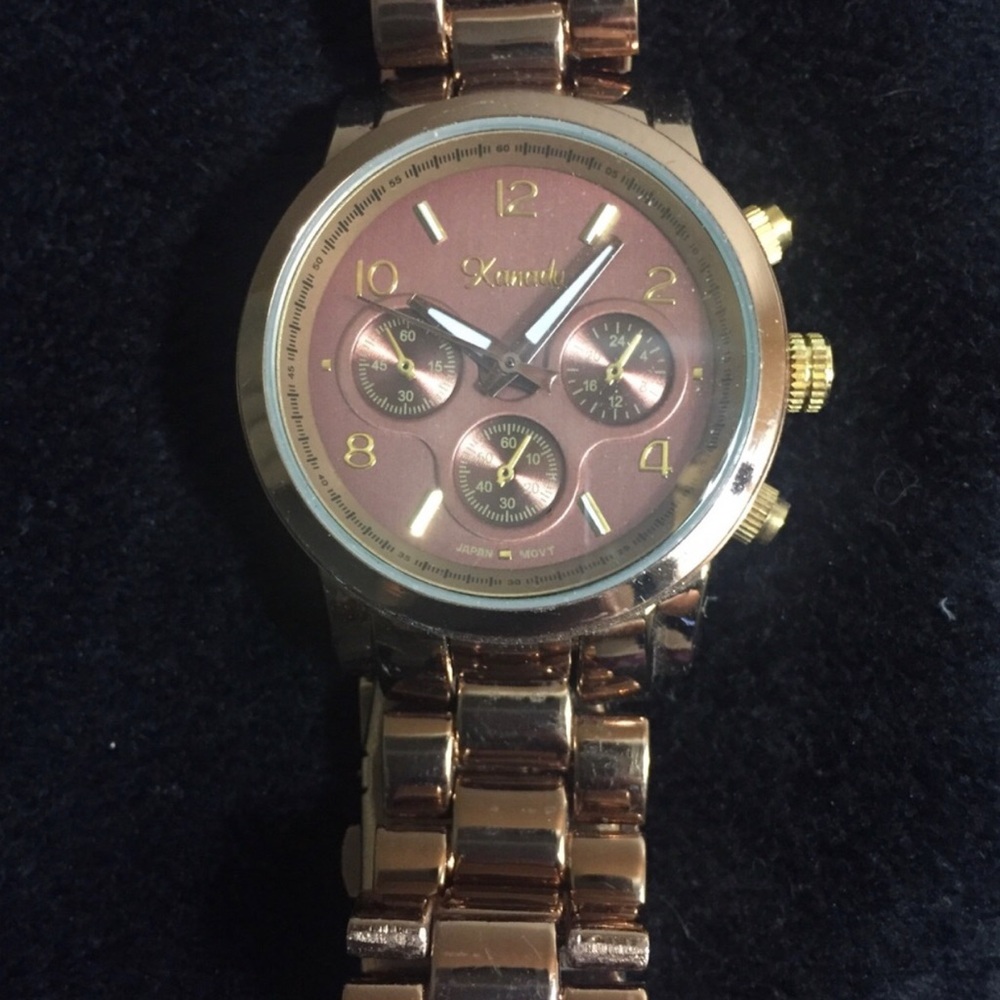 Xanadu Rose Gold Tone Chronograph Ladies Watch